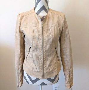 Faux leather jacket
